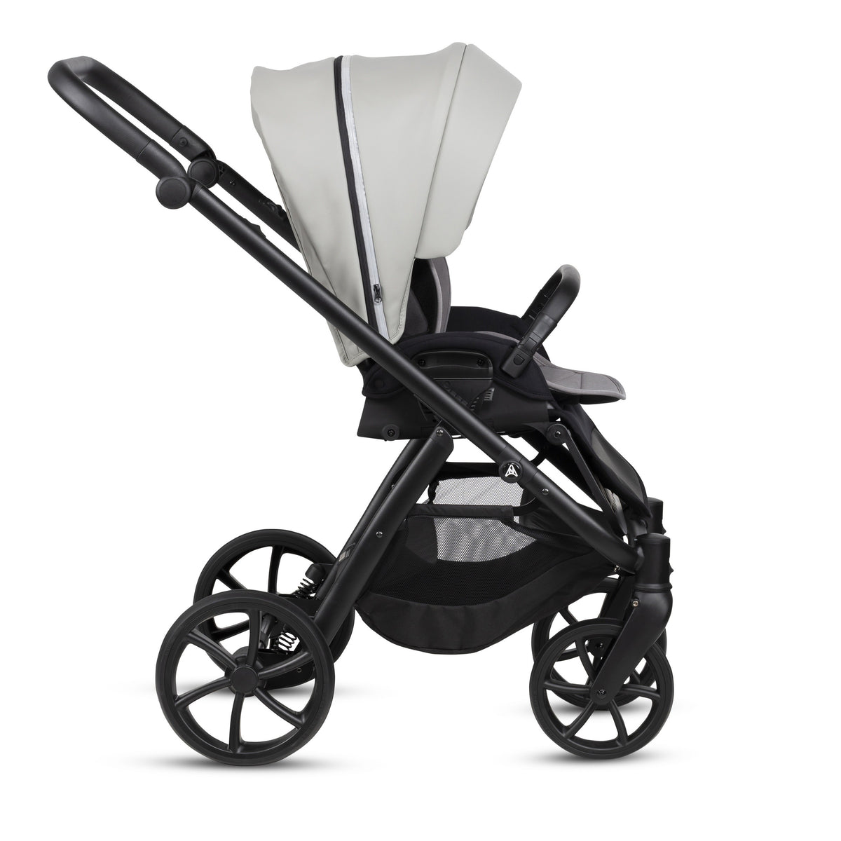 Noordi Fjordi V2 Leather 2027 2-in-1 Stroller - Sleet