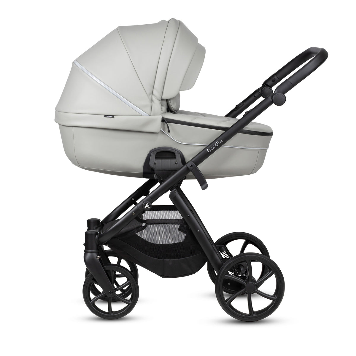 Noordi Fjordi V2 Leather 2027 2-in-1 Stroller - Sleet
