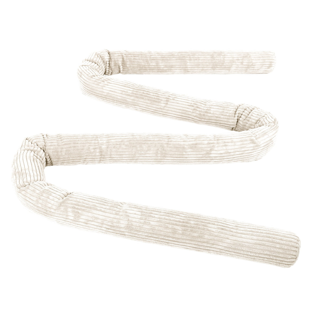 Protective Roll Bumper for Baby Crib – Ecru