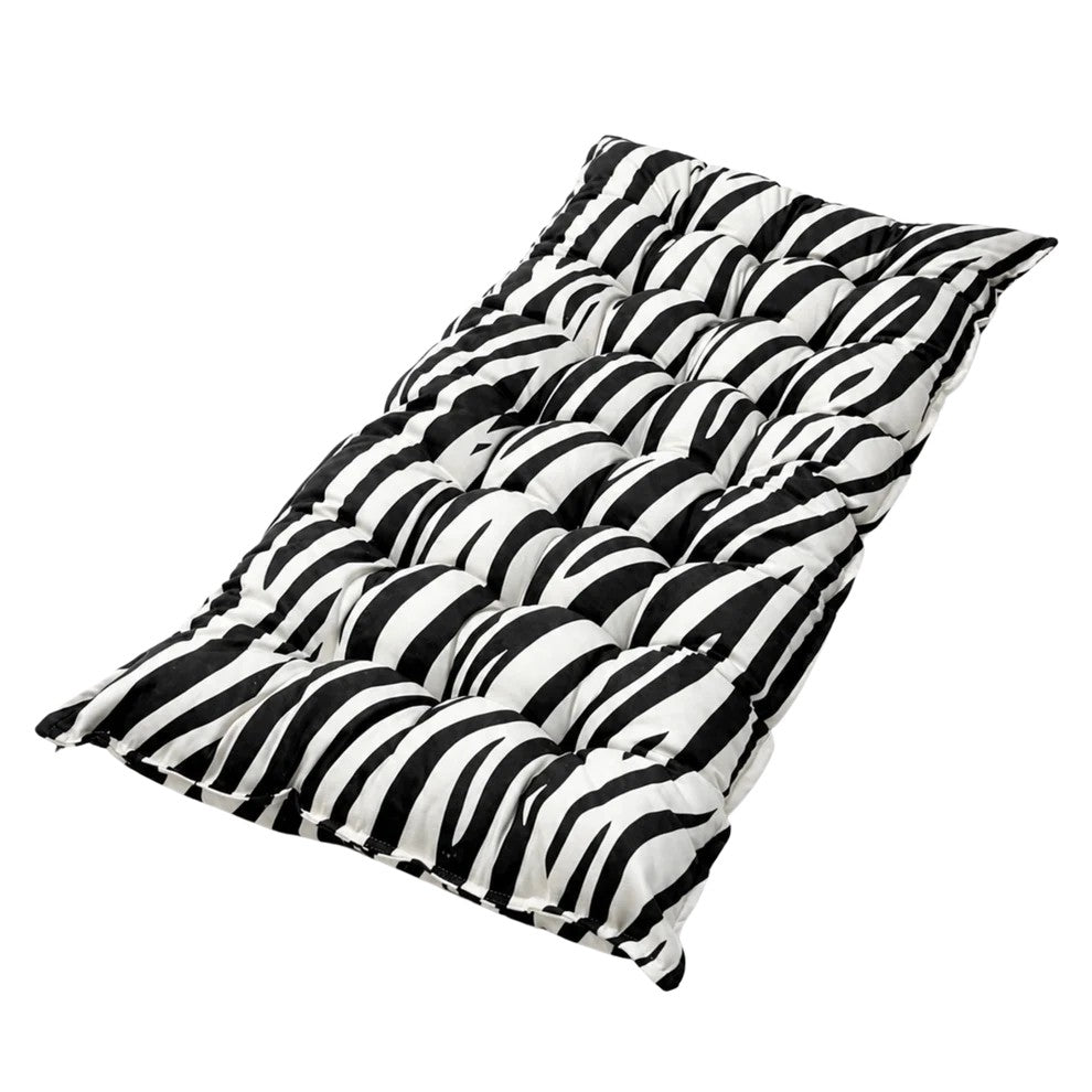 Quilted Kids' Floor Cushion, 3 Sizes Available - Zebra
