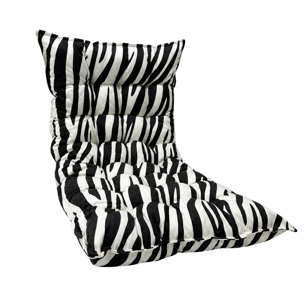 Quilted Kids' Floor Cushion, 3 Sizes Available - Zebra