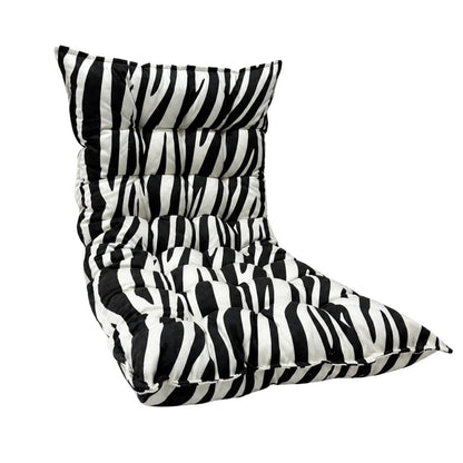 Quilted Kids' Floor Cushion, 3 Sizes Available - Zebra
