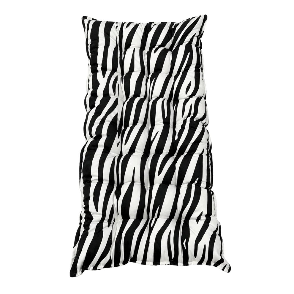 Quilted Kids' Floor Cushion, 3 Sizes Available - Zebra
