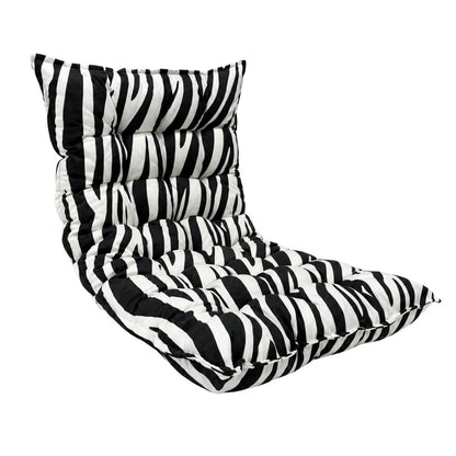 Quilted Kids' Floor Cushion, 3 Sizes Available - Zebra