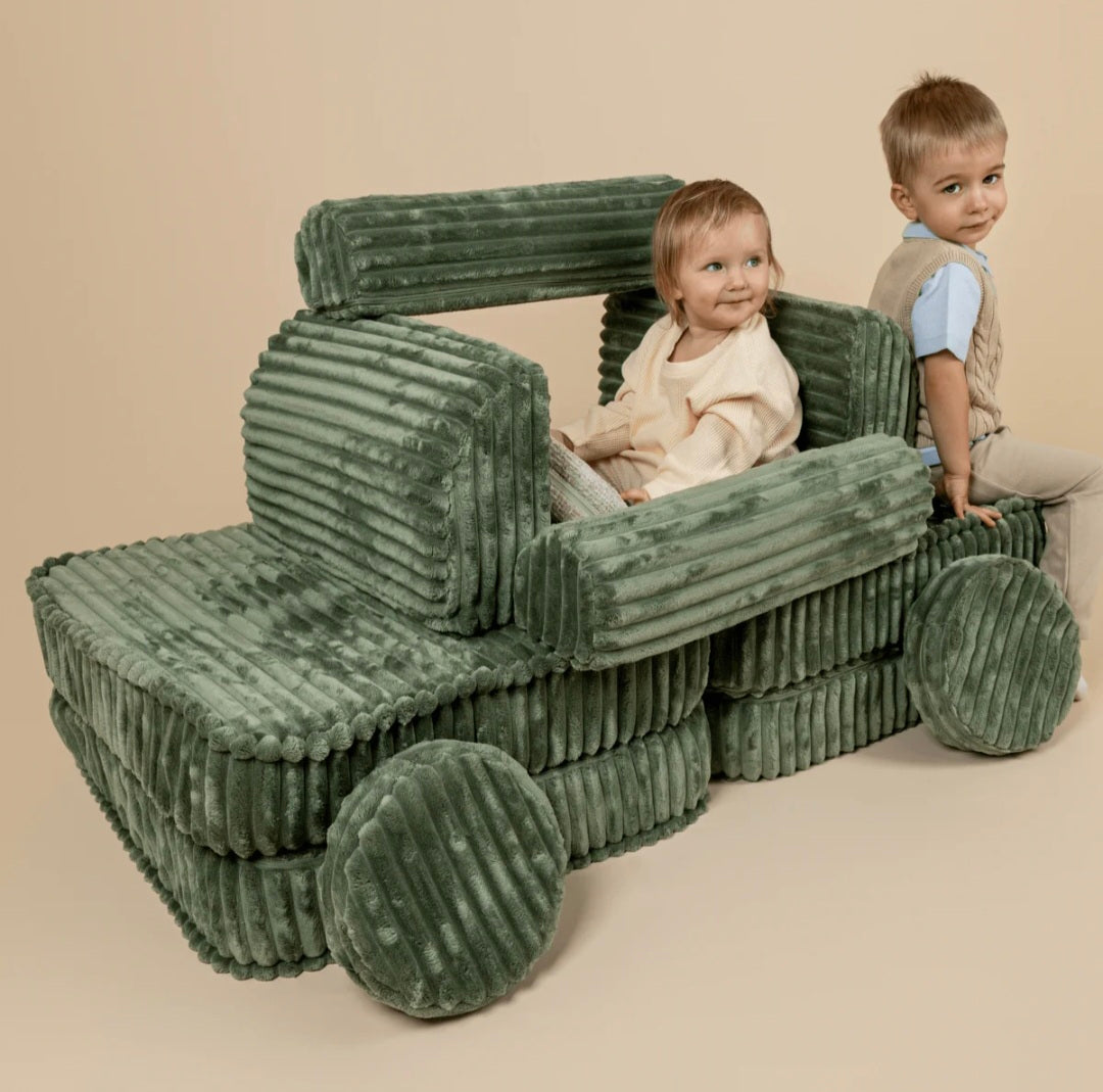 Modularna sofa - maslinasto zelena