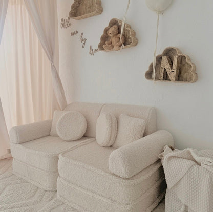 Srednja modularna sofa - Bearly Krem Plus
