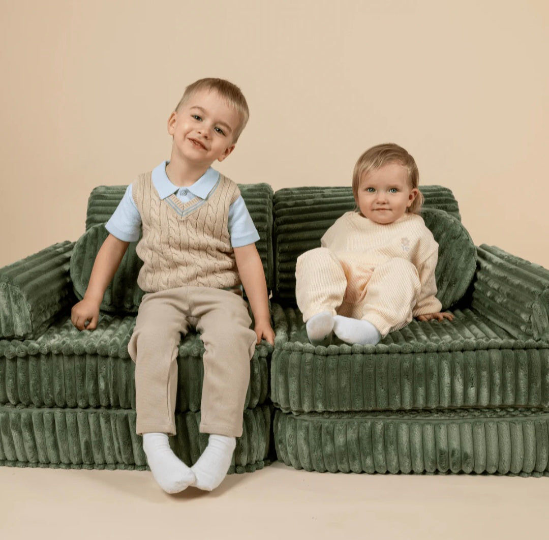 Modularna sofa - maslinasto zelena
