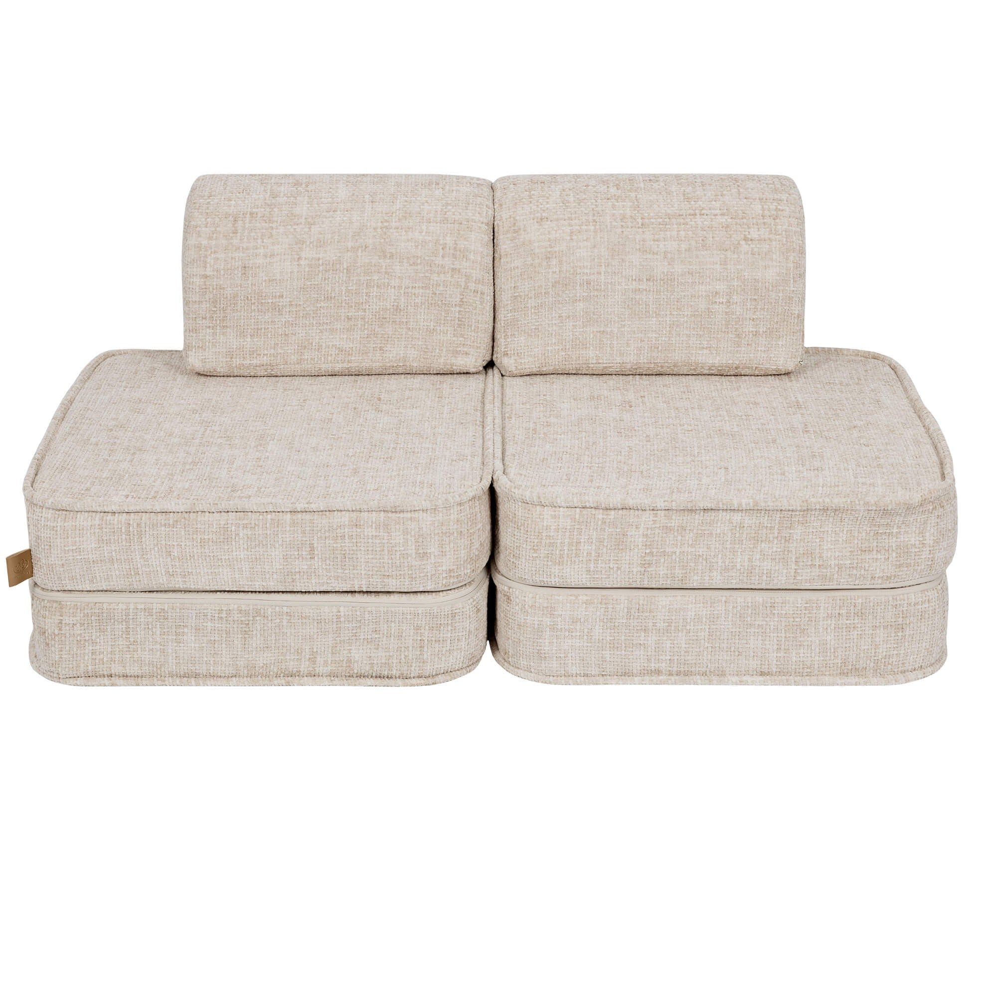 Small Modular Sofa for Kids - Tangle Marshmellow Beige