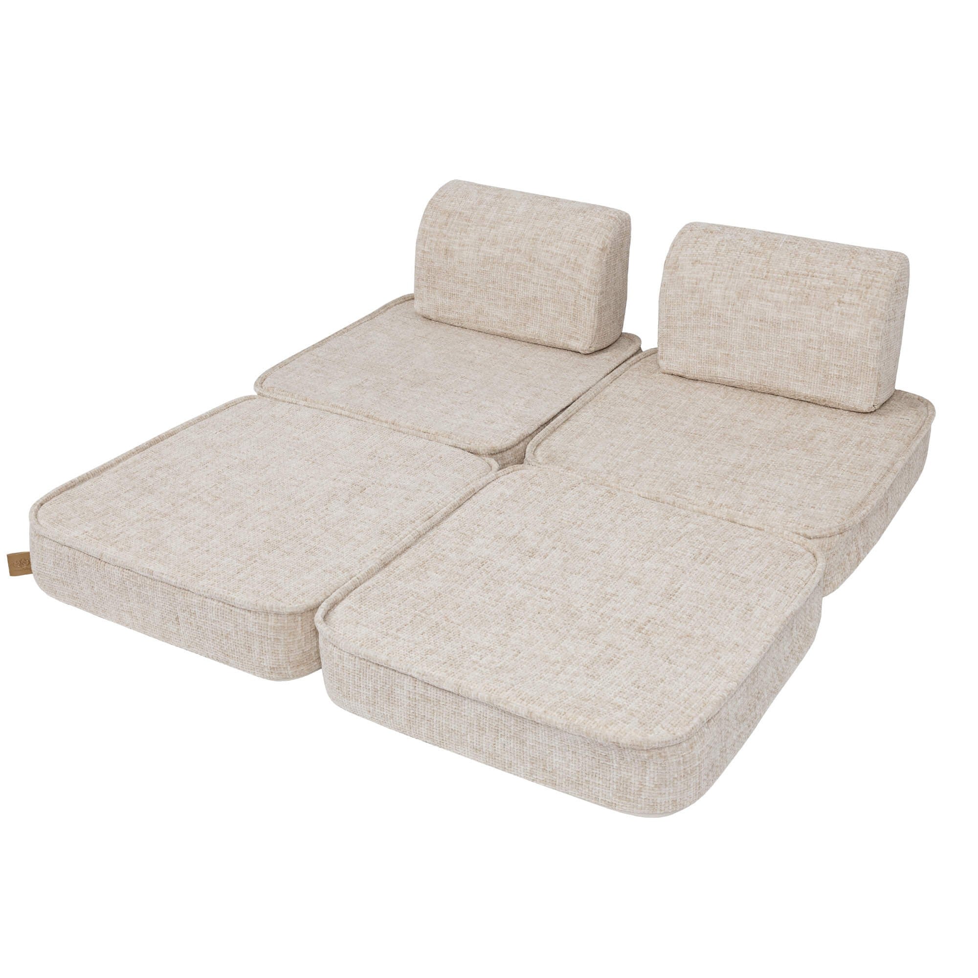 Small Modular Sofa for Kids - Tangle Marshmellow Beige