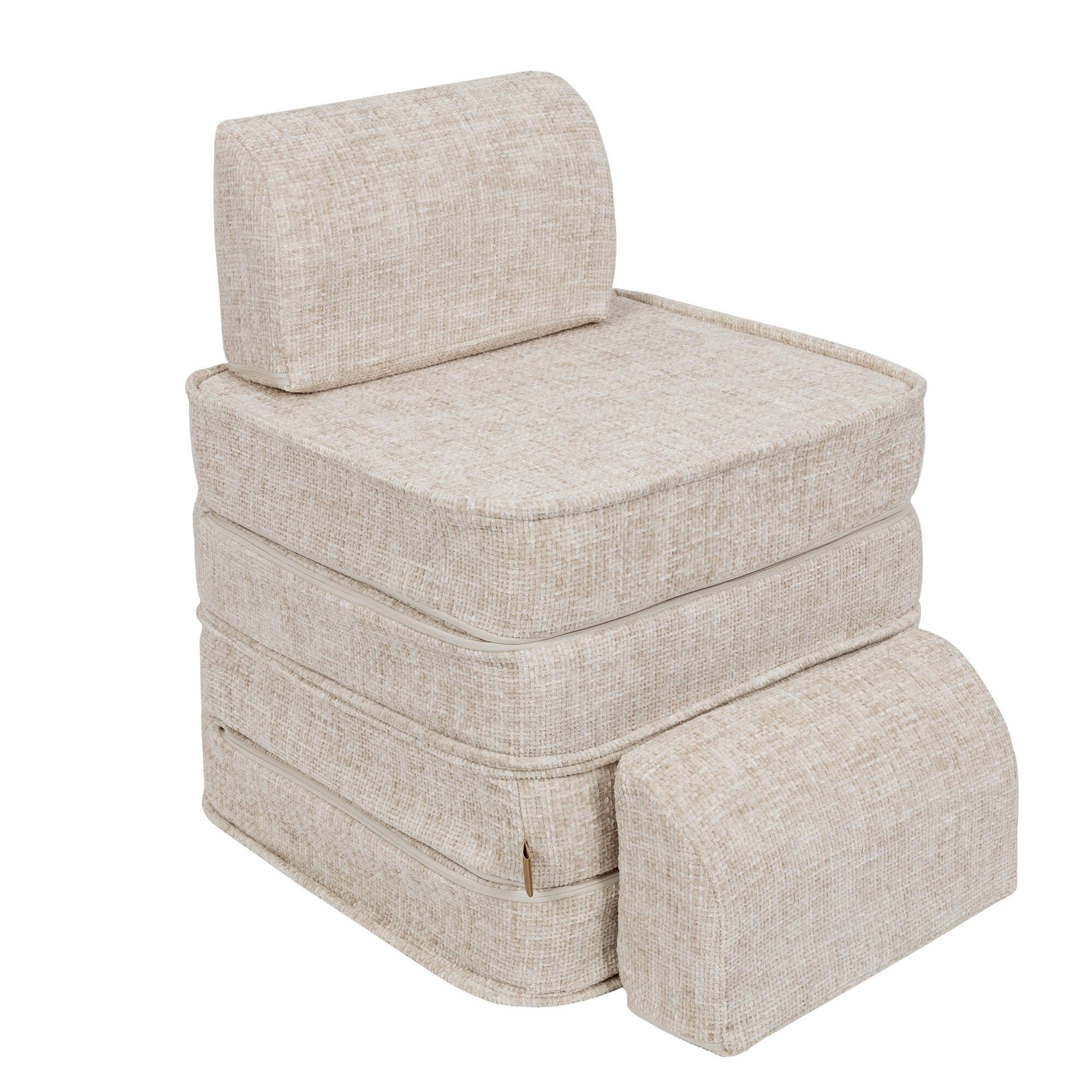 Small Modular Sofa for Kids - Tangle Marshmellow Beige
