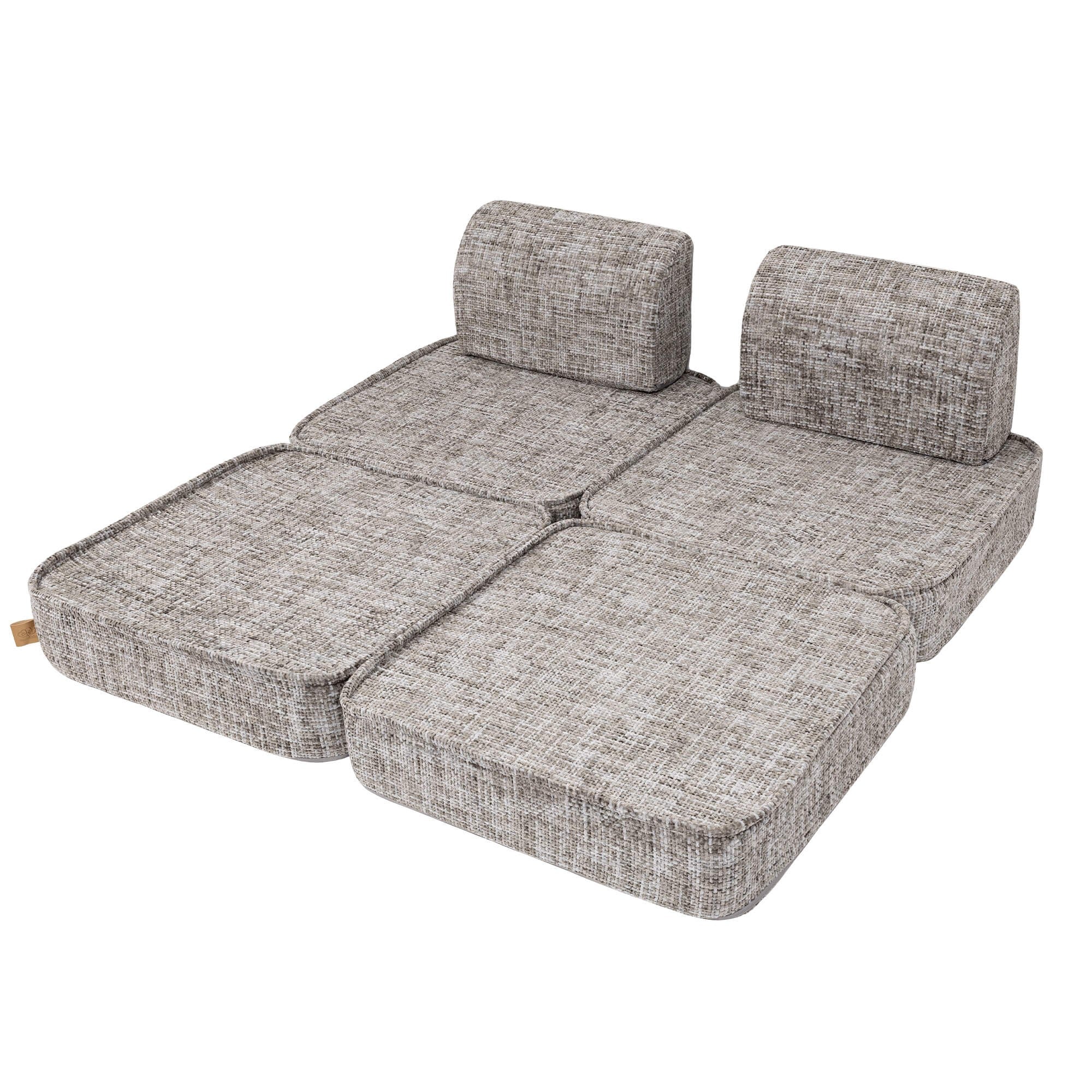 Small Modular Sofa for Kids - Tangle Moon Grey