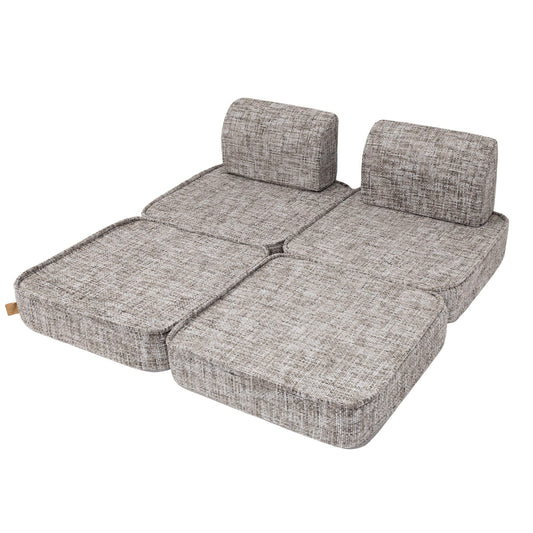 Small Modular Sofa for Kids - Tangle Moon Grey