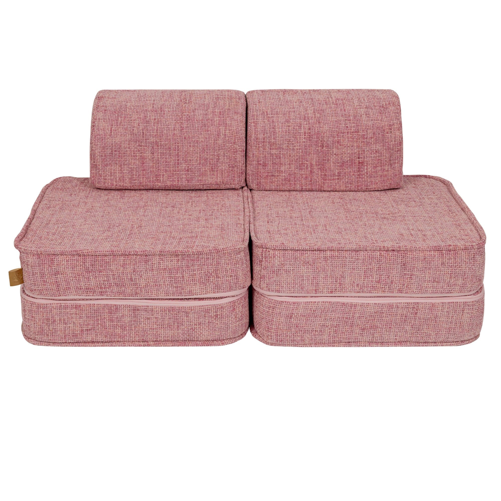 Small Modular Sofa for Kids - Tangle Bubblegum Pink