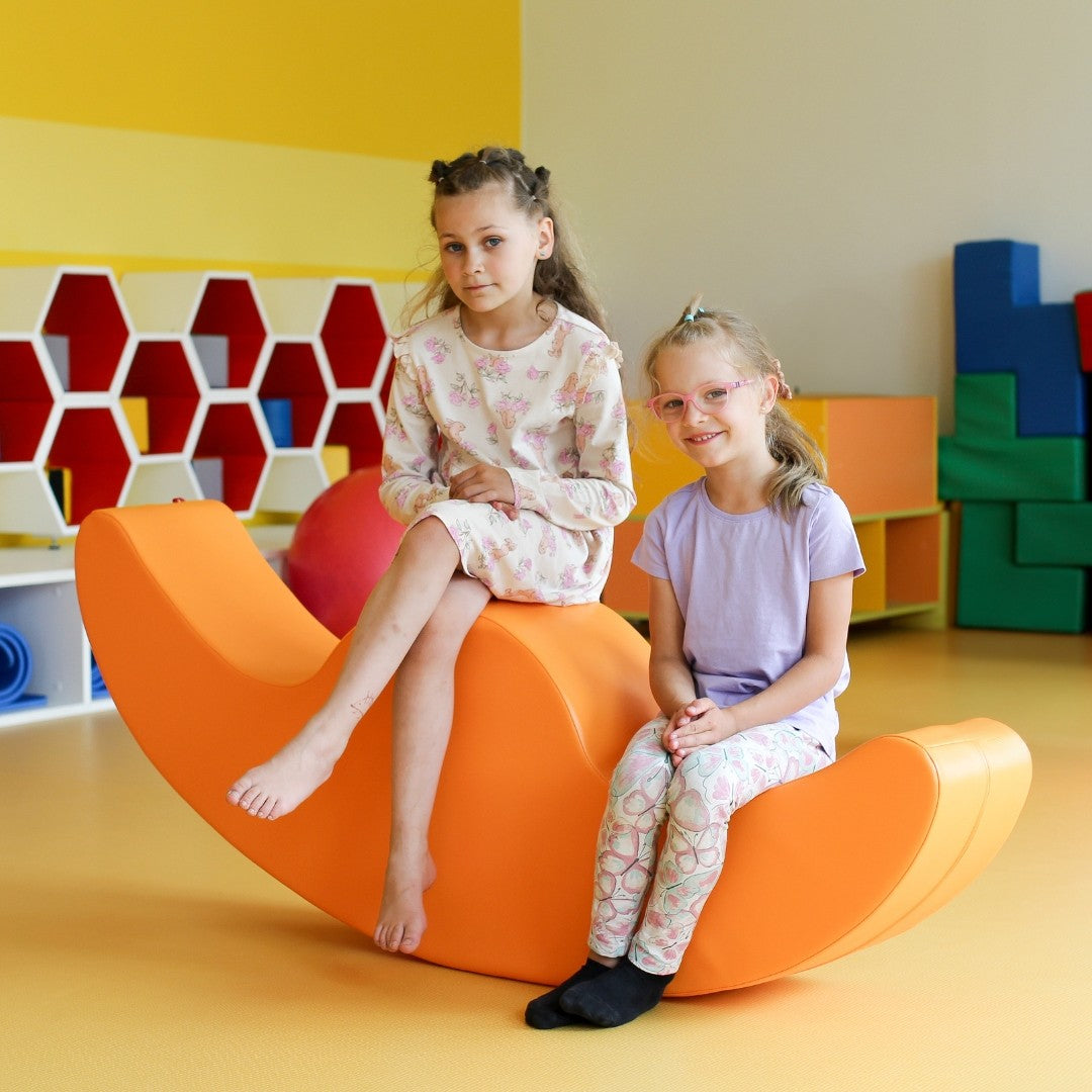 Soft Play Double Rocker Buddy - Orange