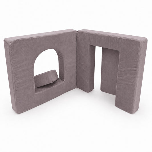Soft Play Set for Toddlers, 4 Elements - Taupe