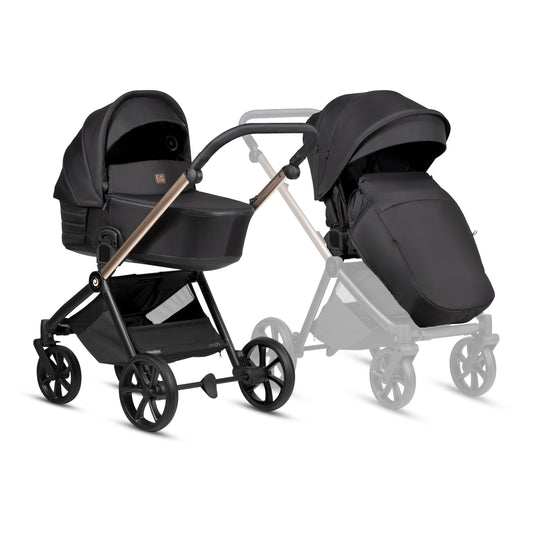 Tutis MIO3+ Black Edition 2-in-1 Stroller - Rose Gold