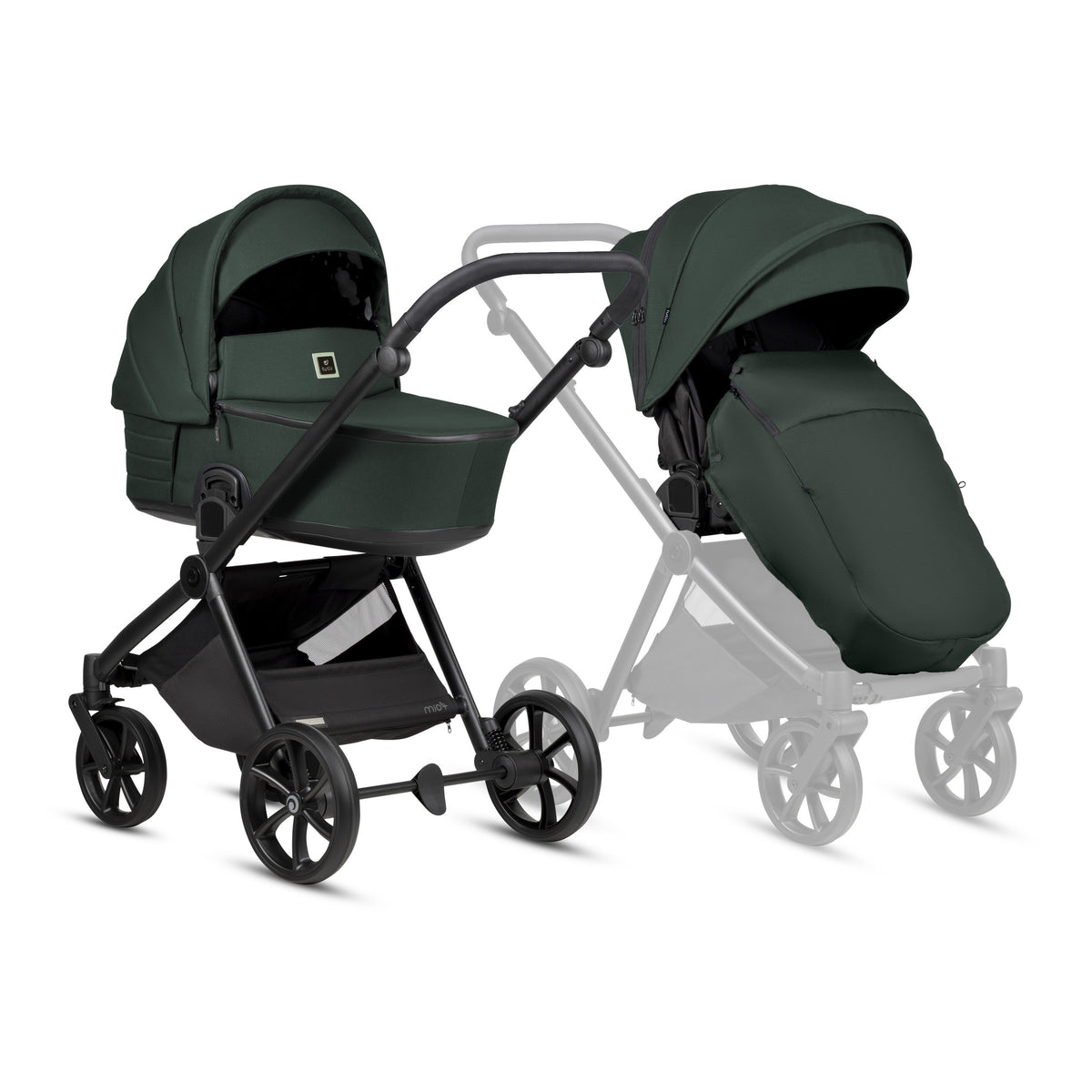 Tutis MIO3+ Essential 2-in-1 Stroller - Pacific Green