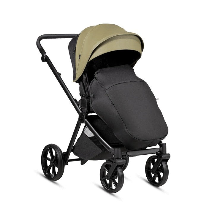 Tutis MIO3+ Leather 2-in-1 Stroller - Olive