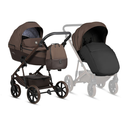 Tutis Viva 6+ Essential 2-in-1 Stroller - Espresso