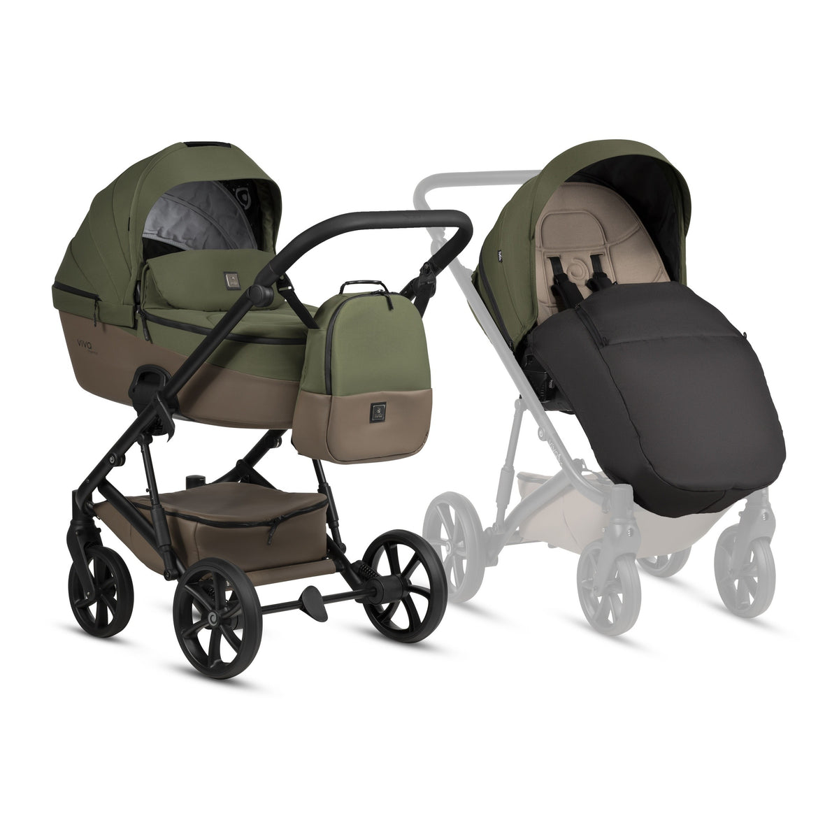 Tutis Viva 6+ Essential 2-in-1 Stroller - Pine